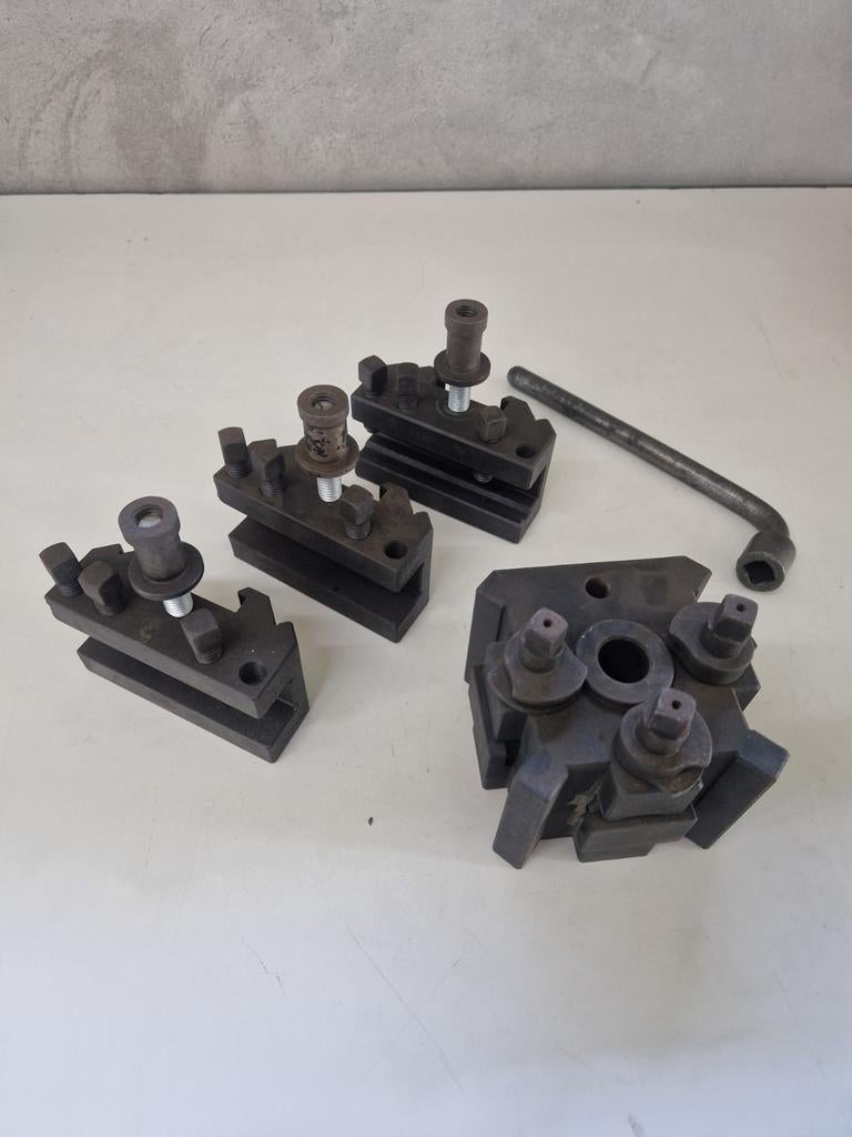 Snel wissel beitelhouder draaibank, Doe-het-zelf en Verbouw, Draaibanken, Ophalen of Verzenden, Metaaldraaibank