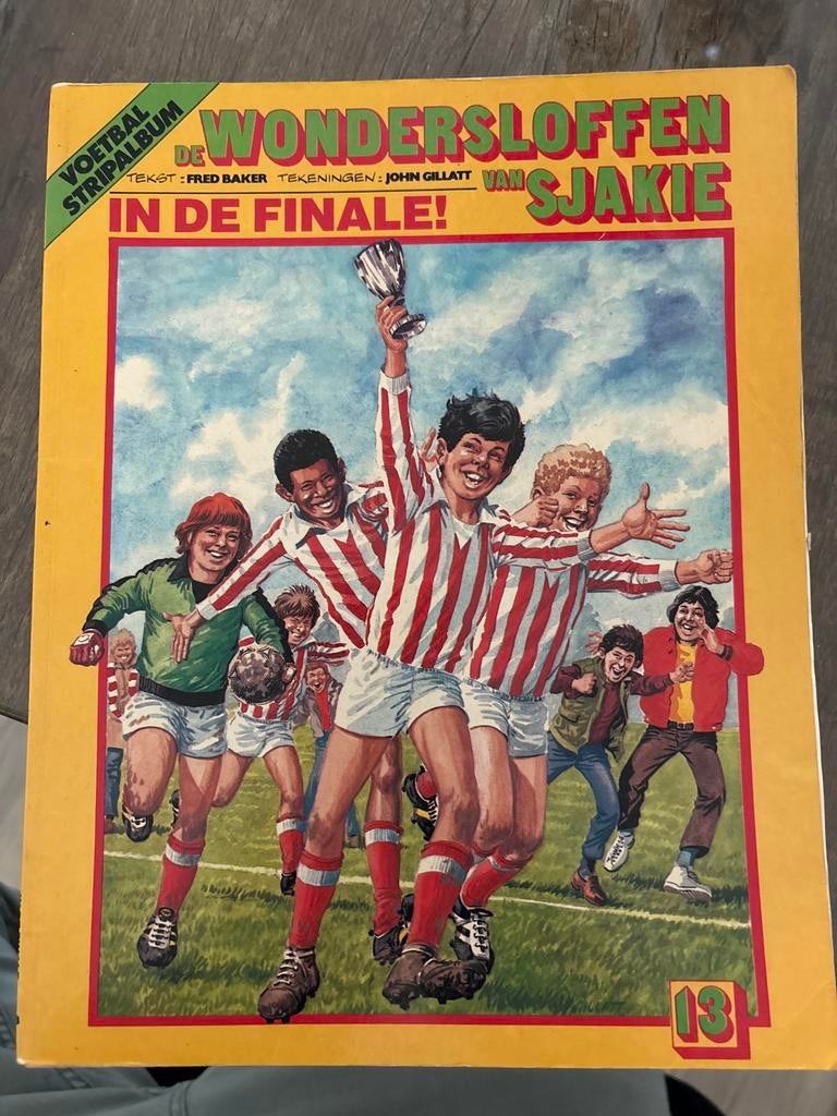 De Wondersloffen van Sjakie - In de Finale! (Voetbal Stripal, Boeken, Eén stripboek, Ophalen, Gelezen