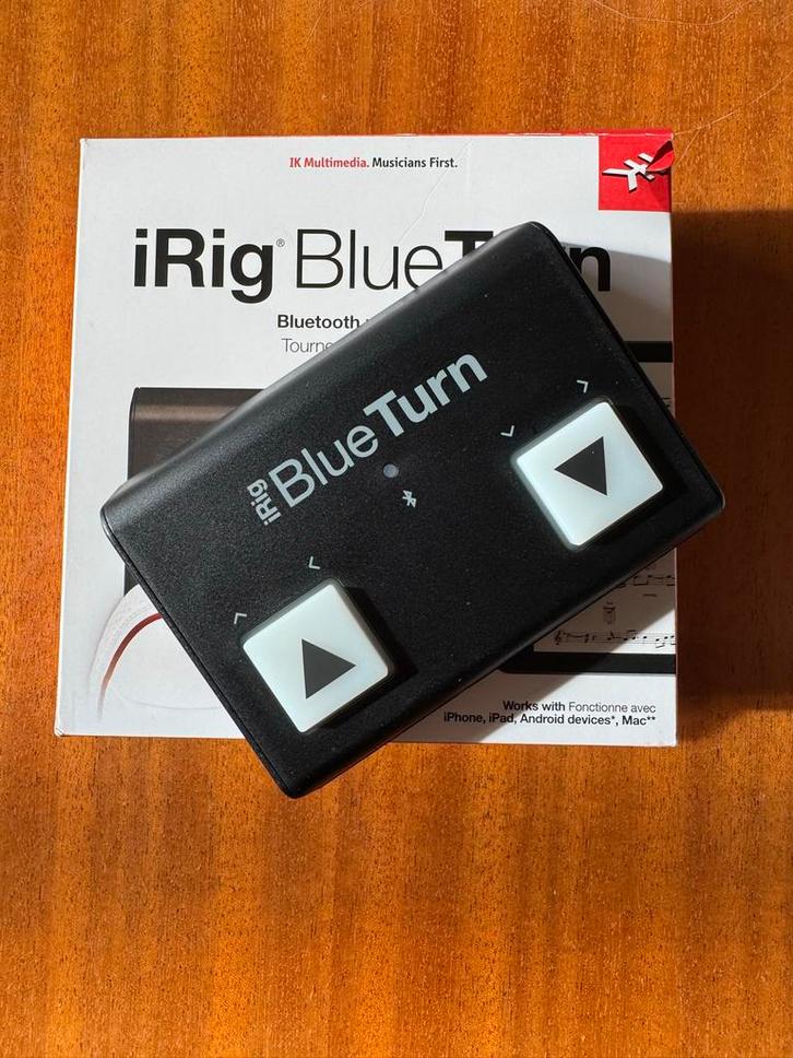 NIEUW; iRig BlueTurn pageturner, Muziek en Instrumenten, Instrumenten | Toebehoren, Nieuw, Overige instrumenten, Ophalen of Verzenden