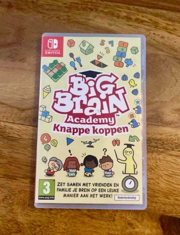 Nintendo Switch Big Brain Academy: Knappe Koppen, Spelcomputers en Games, Games | Nintendo Switch, Zo goed als nieuw, Puzzel en Educatief