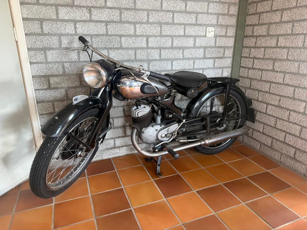 Nsu fox 2 takt, 125 cc, Toermotor, 1 cilinder