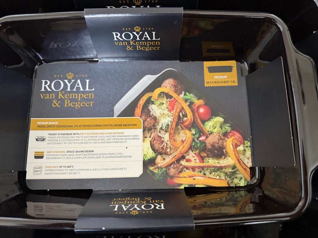 3 Royal van Kempen en Begeer ovenschalen - Nieuw!, Ophalen of Verzenden, Nieuw