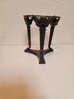 Antieke gietijzeren standaard met cherubijnen, Antiek en Kunst, Ophalen of Verzenden