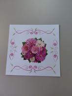 Opleg kaart - borduur - inclusief 3d plaatje - 52, Ophalen of Verzenden, Nieuw, Overige thema's, Overige typen