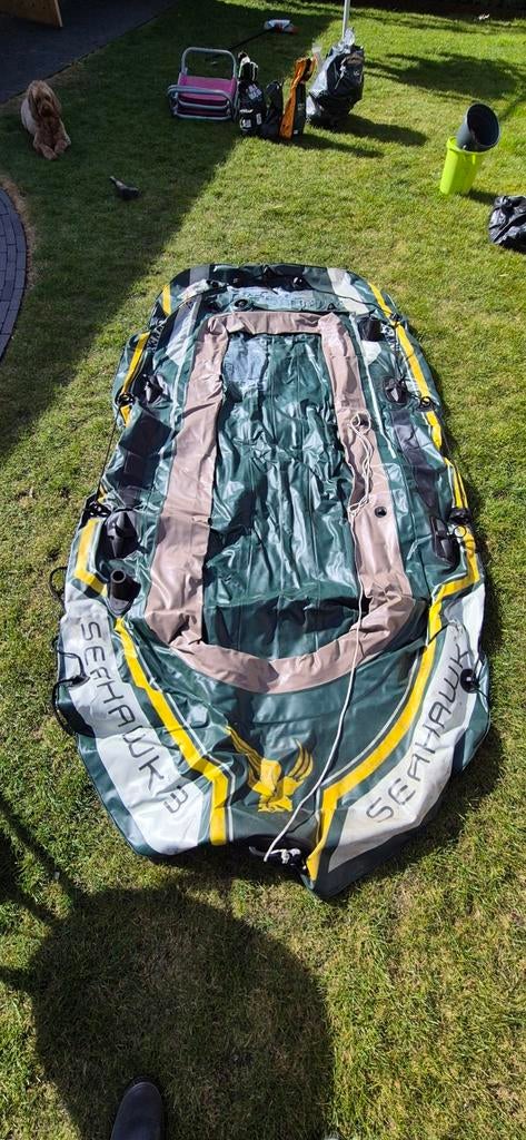 Opblaas boot opblaasboot Seahawk, Ophalen, Gebruikt