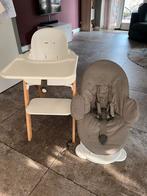 Stokke Steps kinderstoel met baby set wipstoel, Ophalen, Gebruikt, Meegroeistoel, Aanschuifbaar