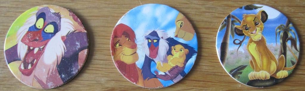 drie Flippo's van de Lion King, Ophalen of Verzenden, Losse flippo's