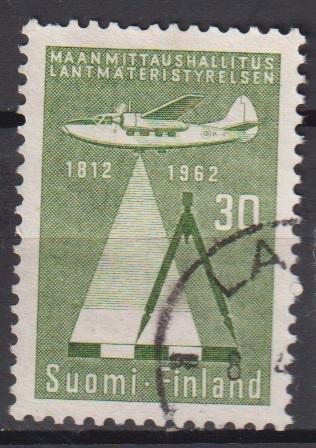 Finland 1962 Vliegtuig onderzoek, Postzegels en Munten, Postzegels | Thematische zegels, Gestempeld, Vliegtuigen, Verzenden