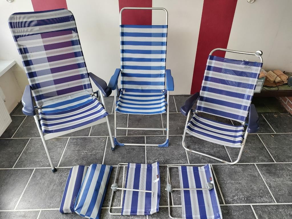 Crespo camping stoelen., Ophalen, Gebruikt, Campingstoel