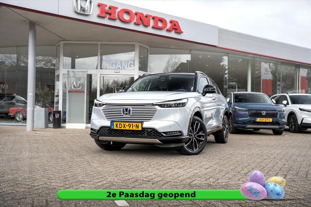 Honda HR-V 1.5 Full Hybrid Advance Style Automa € 28.995,0, Lichtsensor, Leder en Stof, Wit, Bedrijf
