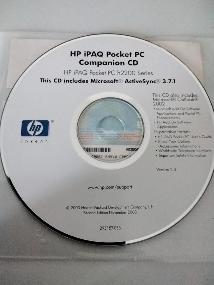 Microsoft besturingssysteem voor HP Ipaq pocket PC, Telecommunicatie, Pda's, Ophalen of Verzenden