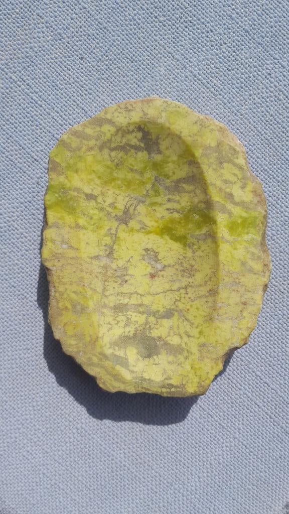 vintage asbak natuursteen, Ophalen of Verzenden, Gebruikt, Asbak