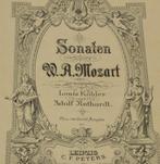 Sonaten von Mozart Peters 8162 oud bladmuziek piano, Muziek en Instrumenten, Gebruikt, Klassiek, Ophalen of Verzenden, Artiest of Componist