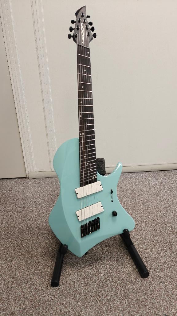 7 string ABASI CONCEPTS gitaar, Muziek en Instrumenten, Snaarinstrumenten | Gitaren | Elektrisch, Ophalen, Zo goed als nieuw, Solid body