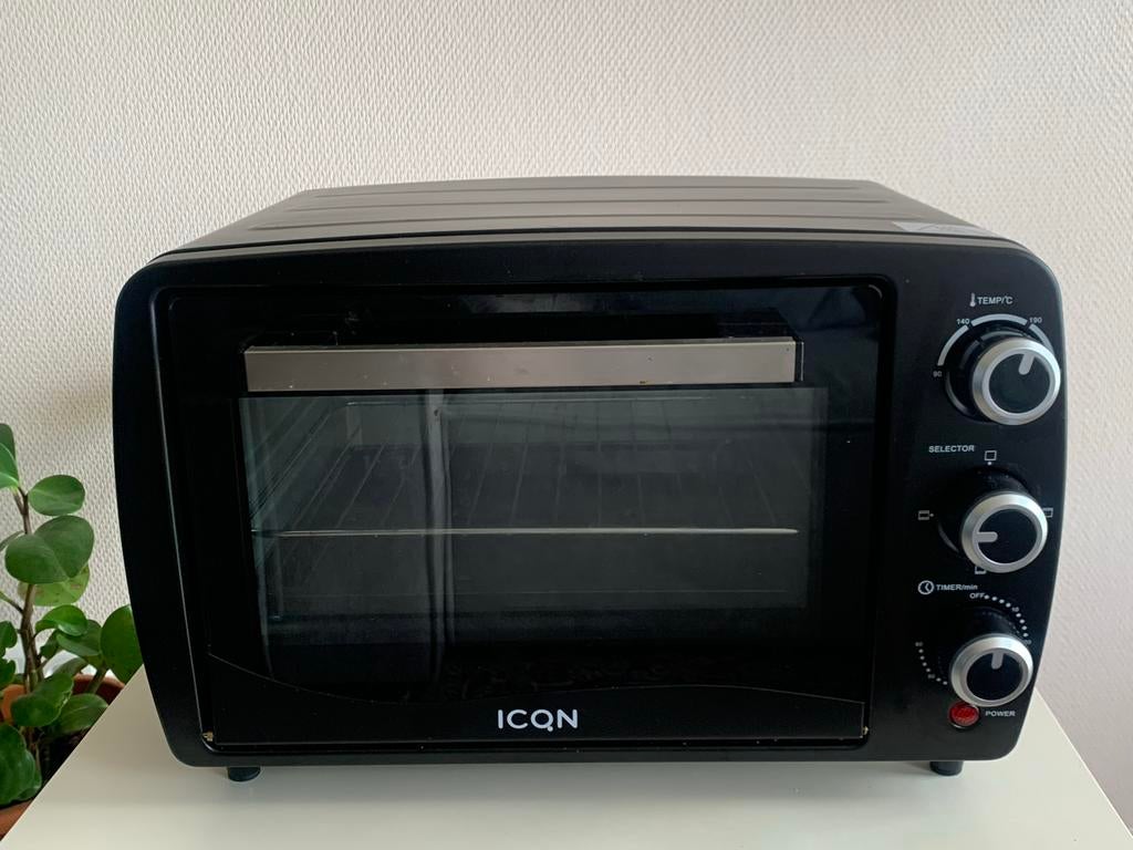 Compacte Mini Oven - Ideaal voor kleine keukens, Ophalen, Minder dan 45 cm, Zo goed als nieuw, Oven met grill