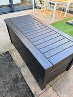 Keter Westwood 570L Tuinmeubel Opbergbox Houtlook Zwart, Ophalen, Zo goed als nieuw, Kunststof, Overige typen