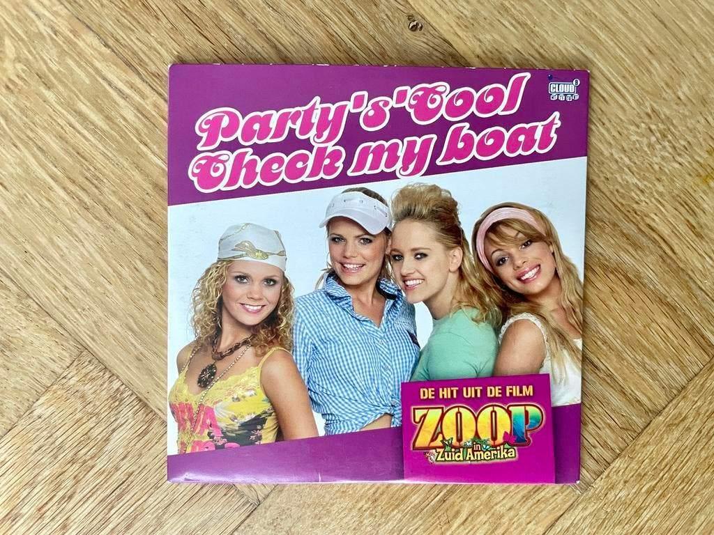 Zoop CD: Party’s Cool - Check my Boat Single (krasvrij), 1 single, Ophalen of Verzenden, Zo goed als nieuw, Filmmuziek en Soundtracks