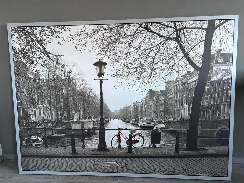 IKEA VILSHULT Fotolijst Amsterdam (140x100 cm), Ophalen, 125 cm of meer, Zo goed als nieuw, Foto of Poster