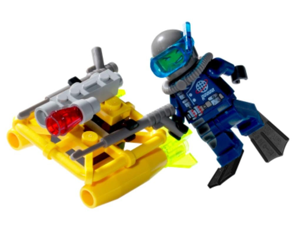 Lego Alpha Team Set 4790+4800 - Jet Sub Robot Duiker, Verzenden, Gebruikt, Complete set, Lego