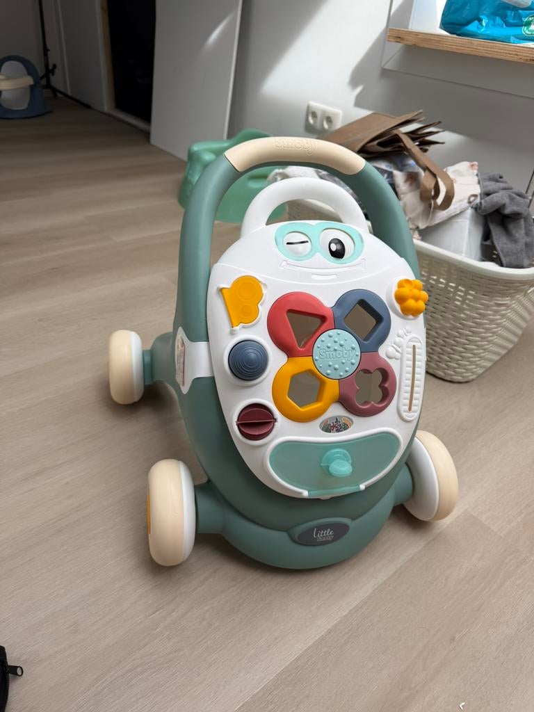 Als nieuw - Smoby 3 in 1 loopwagen, Ophalen, Zo goed als nieuw, Overige typen