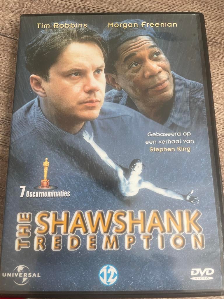 The Shawshank Redemption DVD - Stephen King klassieker, Vanaf 12 jaar, Ophalen of Verzenden, Zo goed als nieuw, Drama