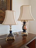 Klassieke schemerlampen 2x, Huis en Inrichting, Lampen | Tafellampen, Ophalen, Minder dan 50 cm