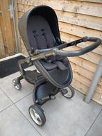 Kinderwagen Mima Xari zwart leer inc alle spullen, Kinderen en Baby's, Kinderwagens en Combinaties, Ophalen, Zo goed als nieuw