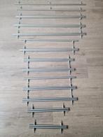 24 Keukenkast Grepen - Verschillende Maten, Ophalen, Minder dan 50 cm, Gebruikt, Grijs