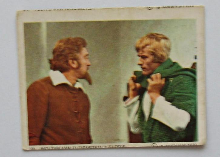 Floris Plaatje nr. 32 - Wolter van Oldenstein & Floris 1970, Verzamelen, Film en Tv, Zo goed als nieuw, Tv, Foto of Kaart, Verzenden