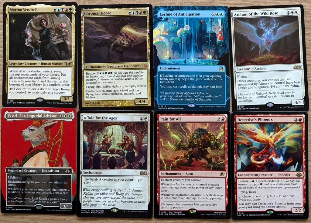 Magic the Gathering 5 color enchantments EDH Commander MTG, Hobby en Vrije tijd, Verzamelkaartspellen | Magic the Gathering, Ophalen of Verzenden