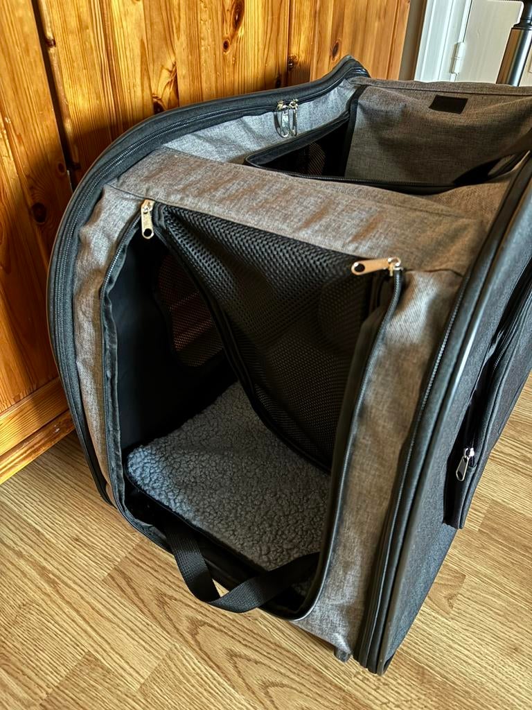 ZGAN Lichtgewicht hondenkar / honden trekkar inklapbaar, Dieren en Toebehoren, Honden-accessoires, Zo goed als nieuw, Ophalen