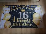 Verjaardag 16 Jaar, Ophalen of Verzenden, Zo goed als nieuw, Versiering, Verjaardag