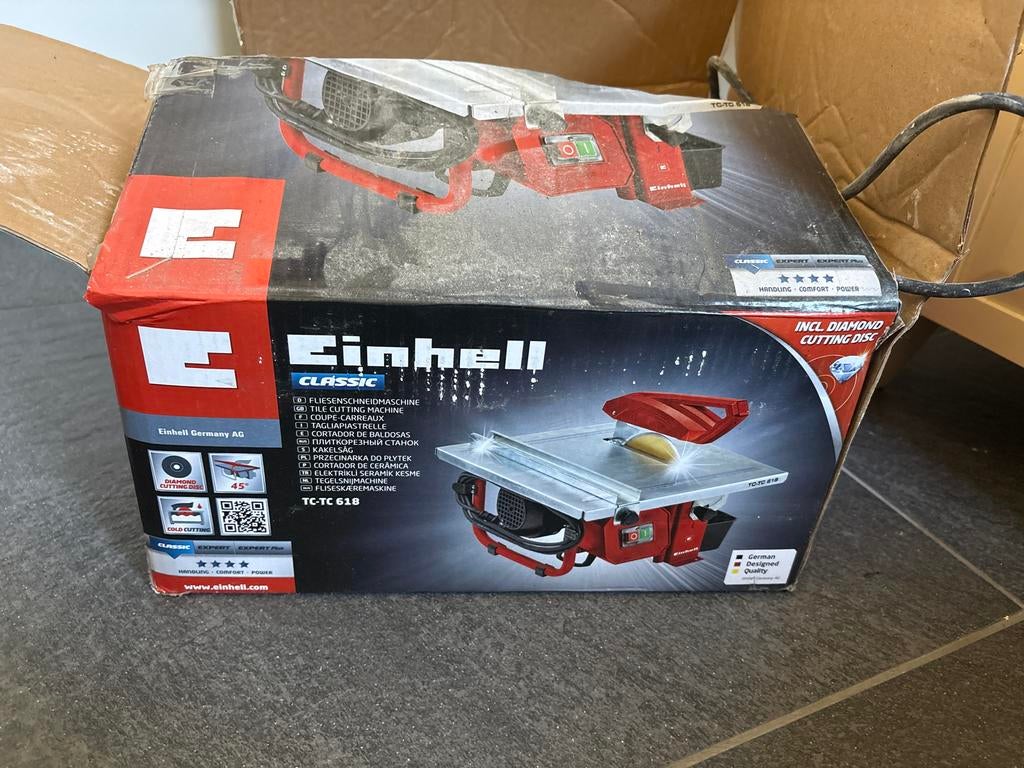 Einhell tegelsnijmachine TC-TC 618, Minder dan 30 mm, Gebruikt, Overige typen, Ophalen of Verzenden