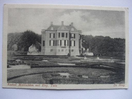 P195 De Steeg - Kasteel Middachten - 1929, Verzenden, 1920 tot 1940, Gelopen, Gelderland