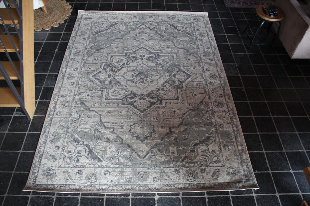 Vloerkleed Terrain Hanse Home creme grijs perzisch 200x280, Huis en Inrichting, Stoffering | Tapijten en Kleden, Ophalen of Verzenden