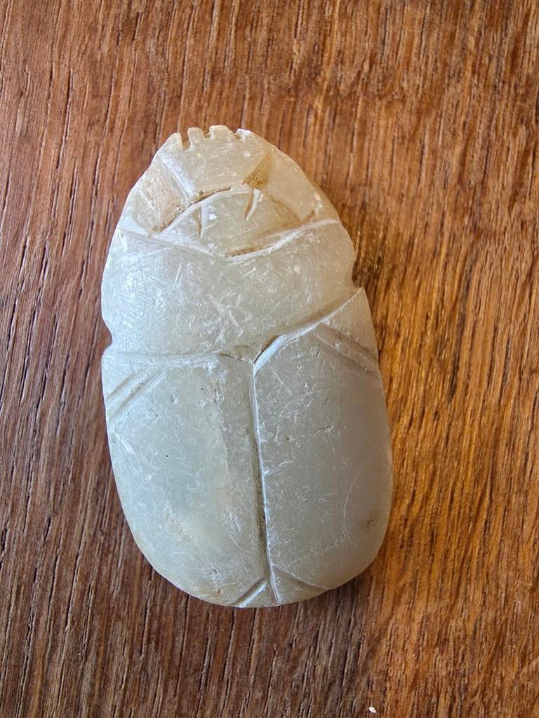 Egyptische scarabee amulet, Ophalen of Verzenden