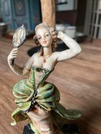 Victoriaans Carrara Marmer Beeldje -  uit Italië, Ophalen of Verzenden