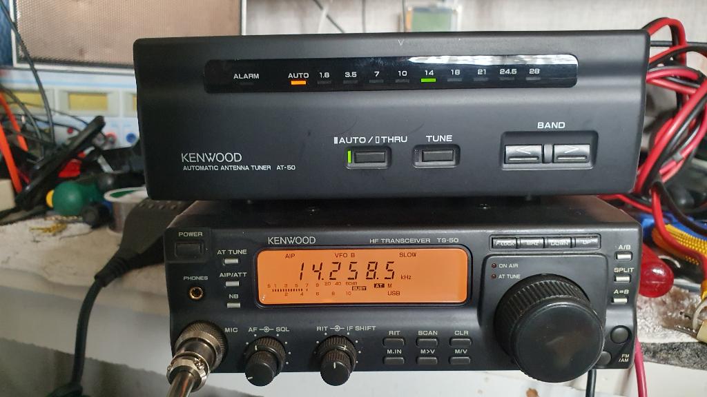 kenwood ts50 at50, Ophalen of Verzenden, Gebruikt, Zender en Ontvanger