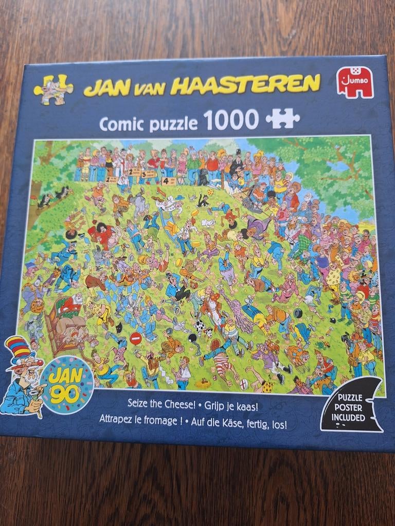 jan van haasteren grijp je kaas., Ophalen, 500 t/m 1500 stukjes, Zo goed als nieuw