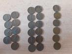 JULIANA 1 CENT 1656 9X, 1957 12X + 1968 6X, Ophalen of Verzenden, Koningin Juliana, 1 cent, Setje