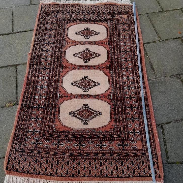 Vintage Perzisch Oosters tafelkleed of Tapijt - Mooi Design, Huis en Inrichting, Stoffering | Tapijten en Kleden, Gebruikt, 50 tot 100 cm