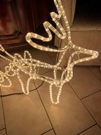 Kerst Buiten verlichting hert met slee, Diversen, Kerst, Ophalen of Verzenden, Zo goed als nieuw