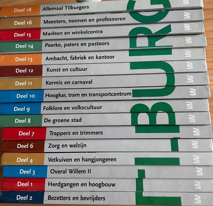 Kleine geschiedenisTilburg Deeltjes deel 1/4 en 6/18, Boeken, Geschiedenis | Stad en Regio, Zo goed als nieuw, Verzenden