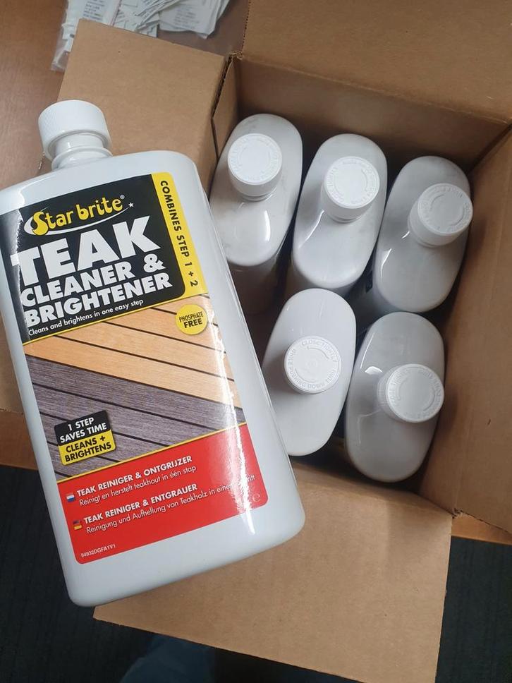 Starbrite Teak Reiniger, Doe-het-zelf en Verbouw, Verf, Beits en Lak, Nieuw, Beits, Minder dan 5 liter, Overige kleuren, Ophalen of Verzenden