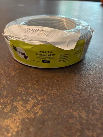 Speakerkabel 25 meter Cu 2x0,75mm nieuw beschikbaar voor biedingen