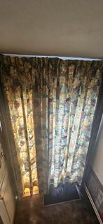 gordijnen netjes mooi met bloemen afbeelding & ophanghaken, Ophalen of Verzenden