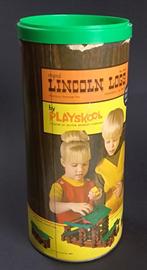 LINCOLN LOGS No. 890 PLAYSKOOL 1969 Milton Bradley, Gebruikt, Verzenden