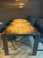 Houten eettafel 210x100x78 cm, Huis en Inrichting, Ophalen, 200 cm of meer, 50 tot 100 cm, Zo goed als nieuw