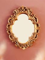 Italiaanse romantisch gouden spiegel, Huis en Inrichting, Woonaccessoires | Spiegels, Ophalen of Verzenden