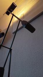 vintage bureaulamp met zweefarm -Hollands design (LLOYD), Ophalen, Gebruikt, Hollands  vintage design, Glas